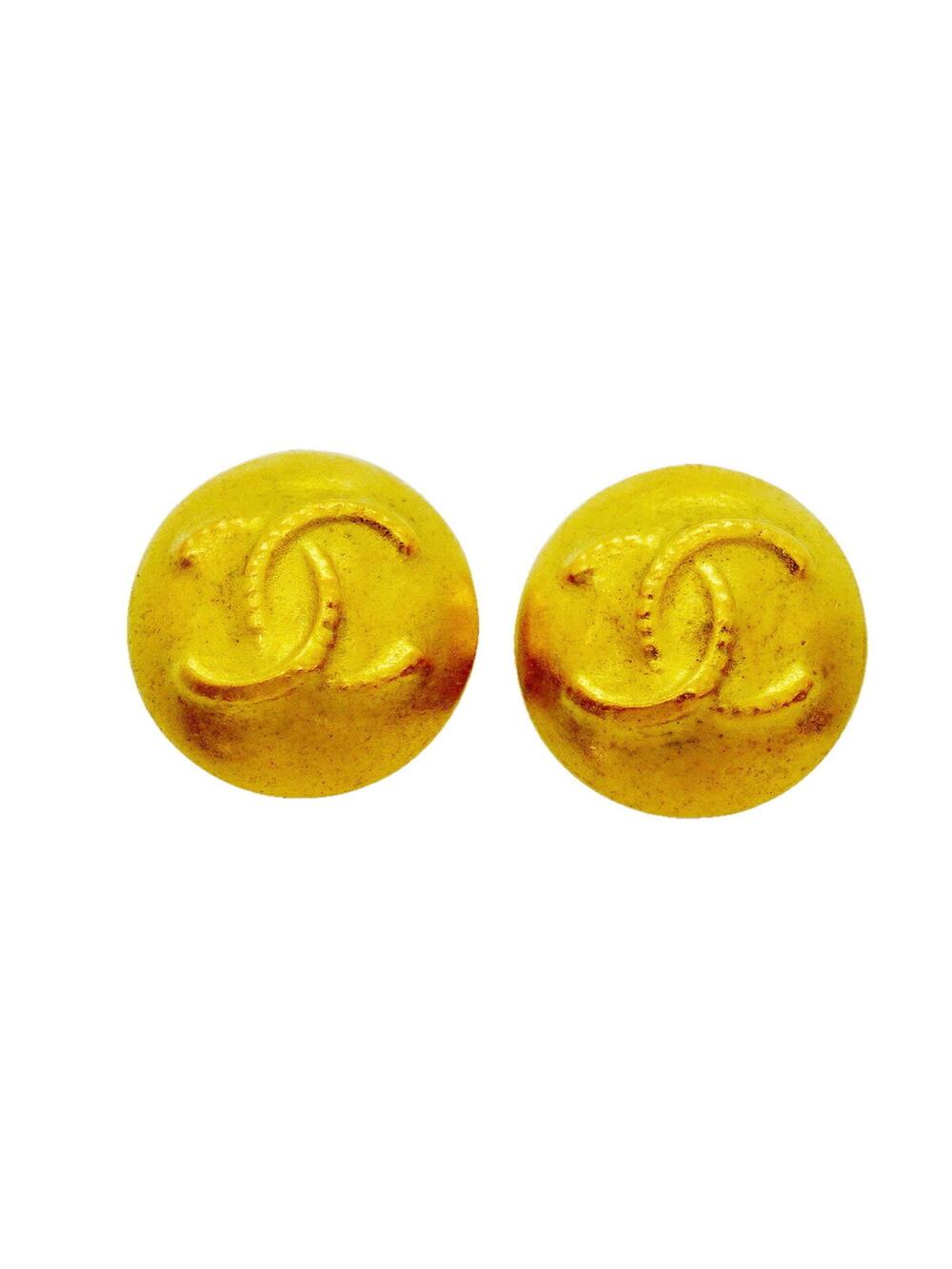 Chanel Cc Logo Circle Clip-On Earrings #351247C58B